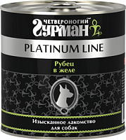 Четвероногий гурман Platinum Line Рубец говяжий для собак, 240 гр
